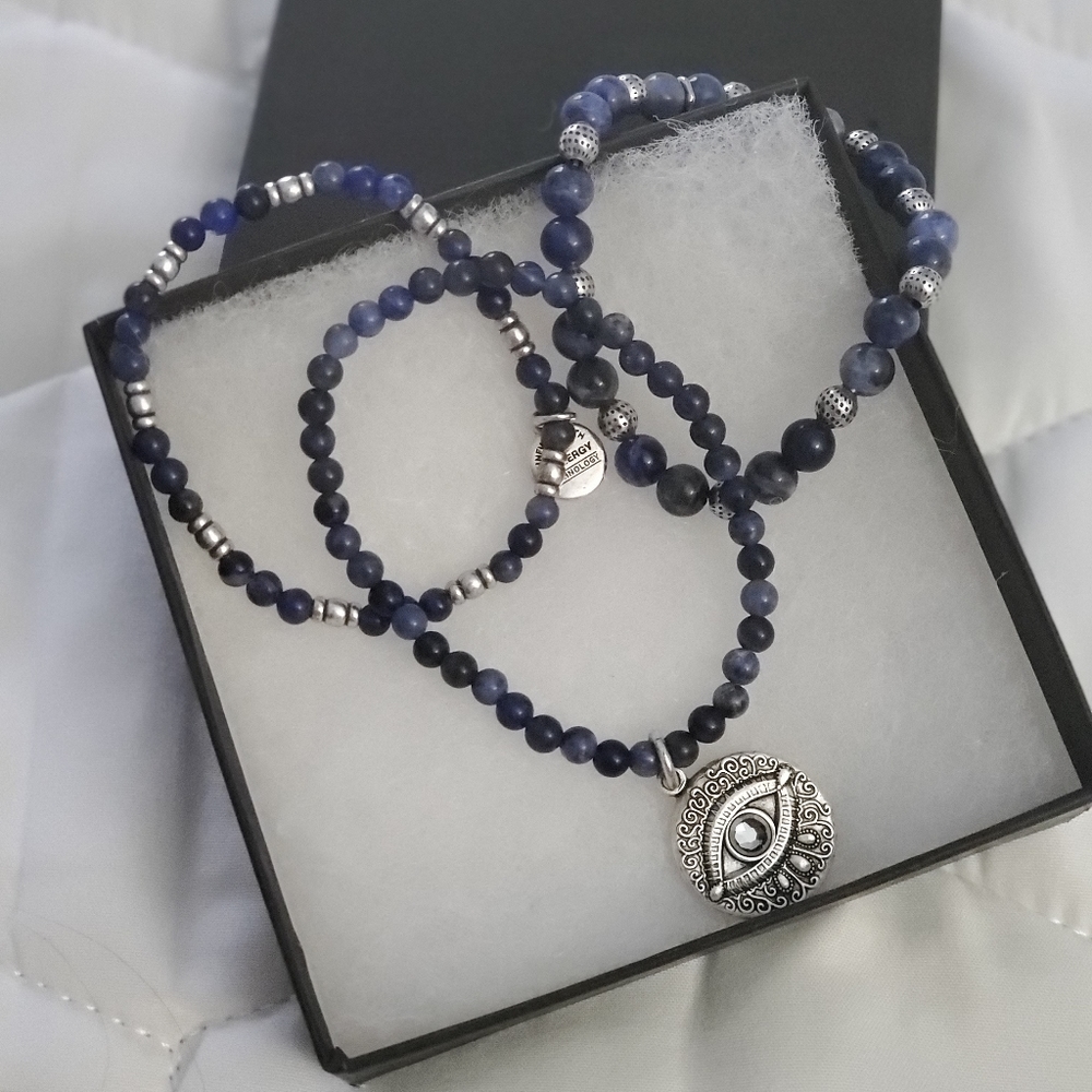 Alex and Ani Evil Eye Bangle Set